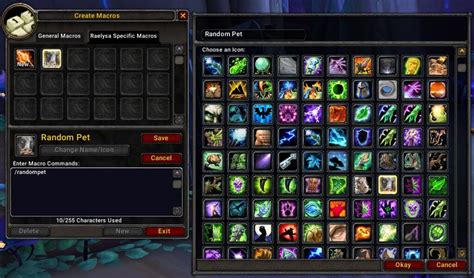 Macro Guide for World of Warcraft .